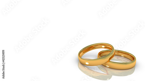 married gold rings, alianças de casamento