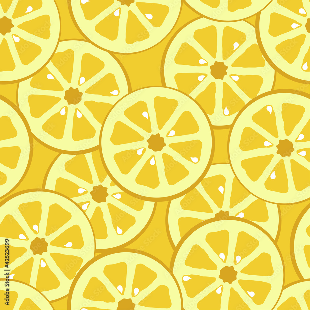 Orange slices square pattern background Orange slices square pattern background