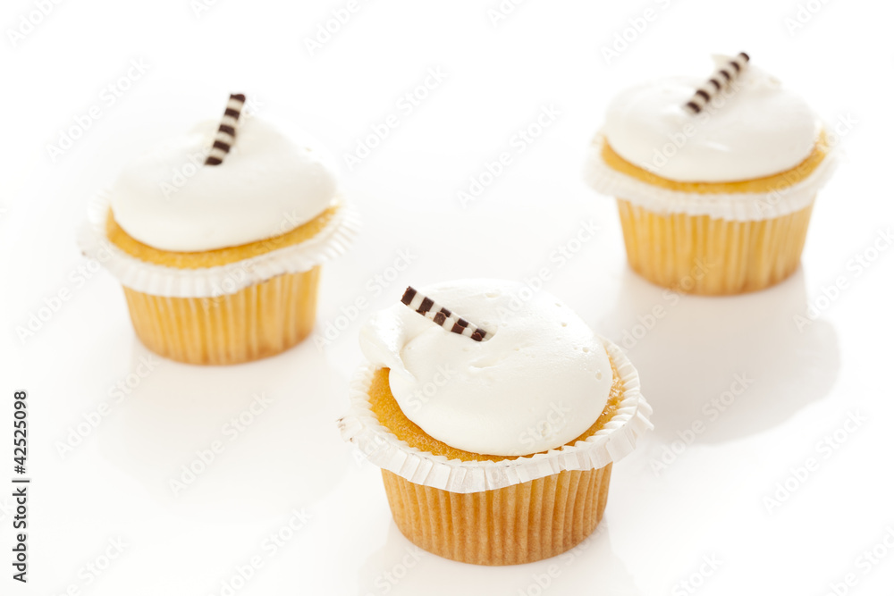 Vanilla Frosted Cupcake Vanilla Frosted Cupcake