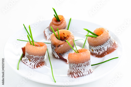 Marinated herring photo