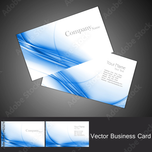 business card set vector design
