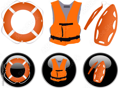 Llife jacket ,life buoys