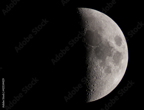 the moon by telescope #42534429