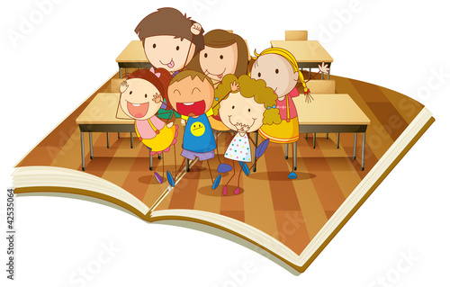kids in classroom