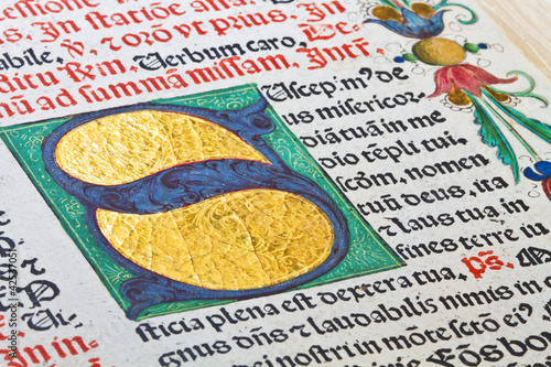 fragments of the Latin missal