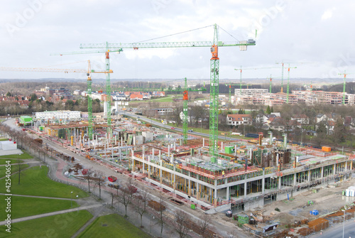 Construction site of University