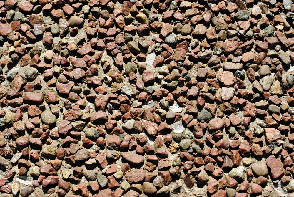 Kieselsteinen Mauer Kieselsteinen Mauer
