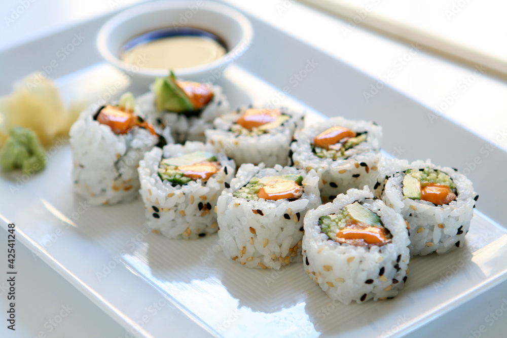 Spicy Salmon Roll Spicy Salmon Roll