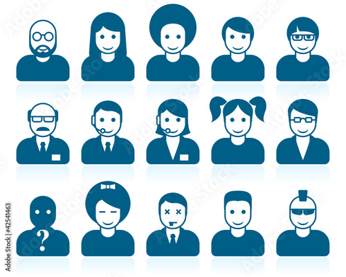 Simple people avatars