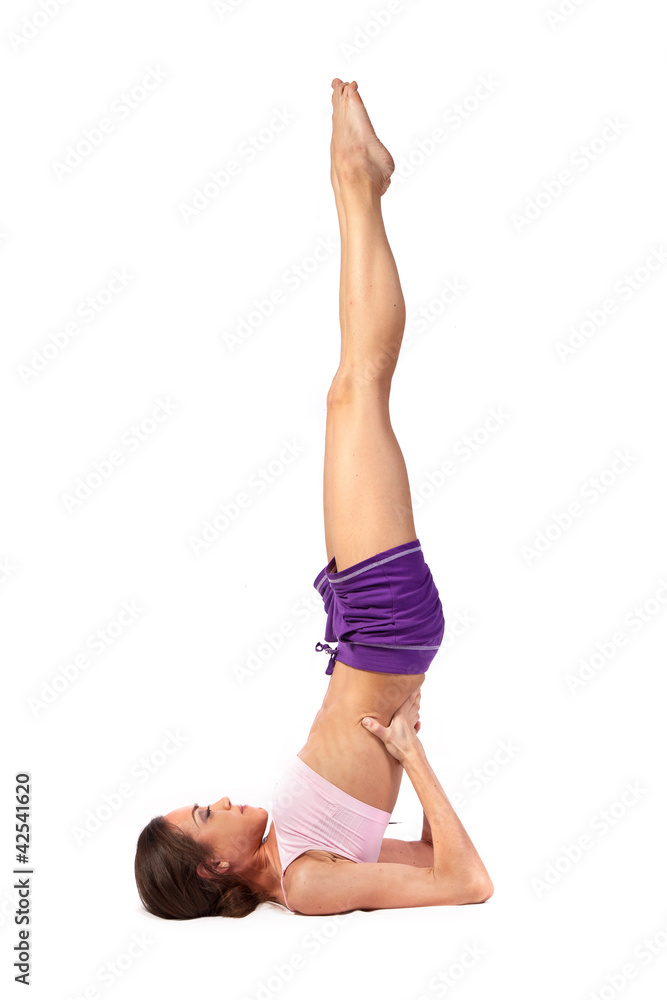 Practicing Yoga. Beautiful woman Practicing Yoga. Beautiful woman