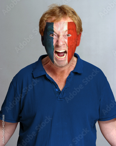 Obraz na plátně French supporter