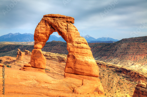 Delicate Arch at Arches National Park  Utah  USA