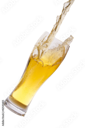 Beer isolated on white background
