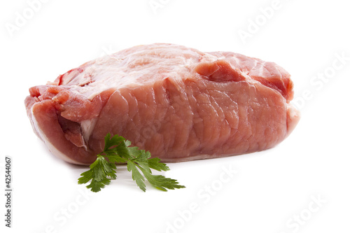 carne roja aislada