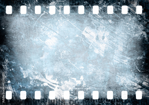 Zerkratztes Kleinbildnegativ