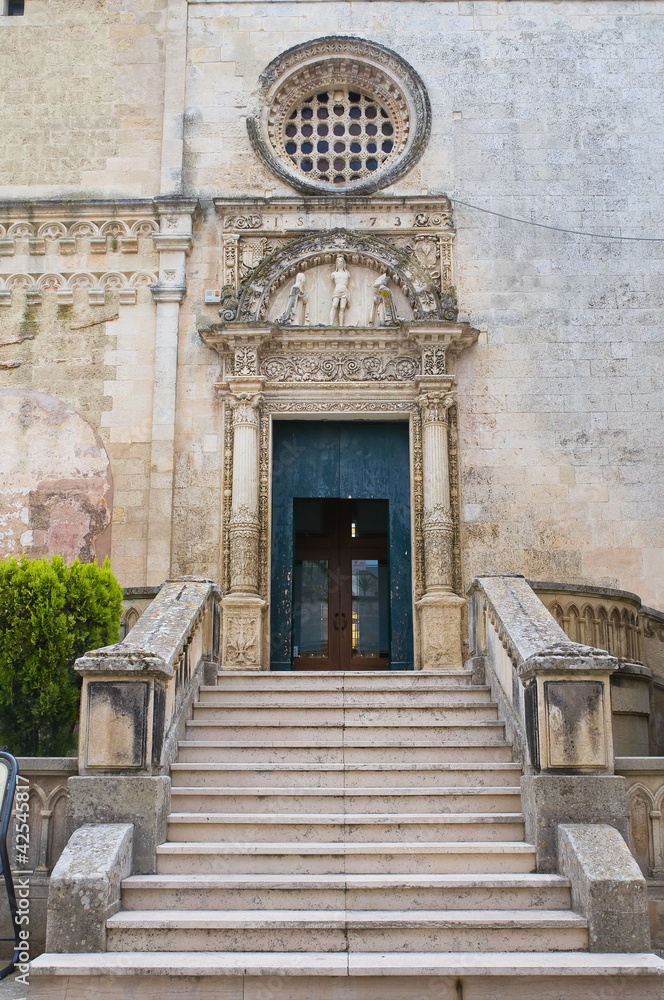 St. Nicola Mother Church. Corigliano d'Otranto. Puglia. Italy.