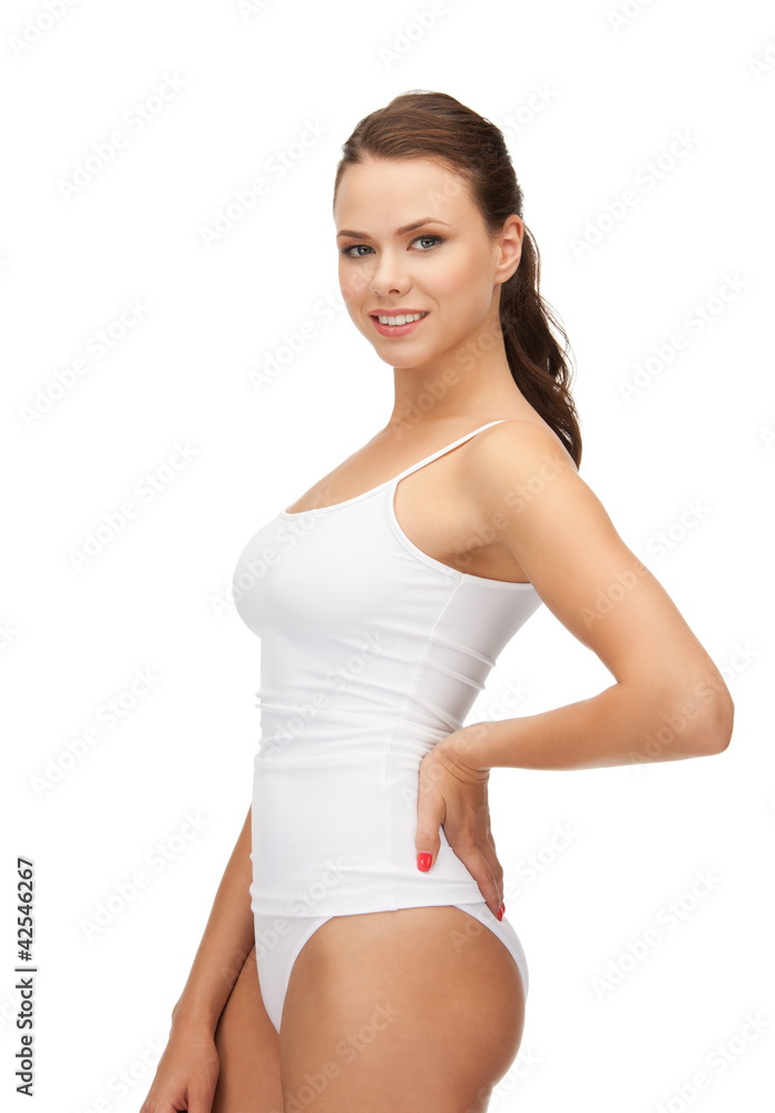 beautiful woman in cotton undrewear beautiful woman in cotton undrewear