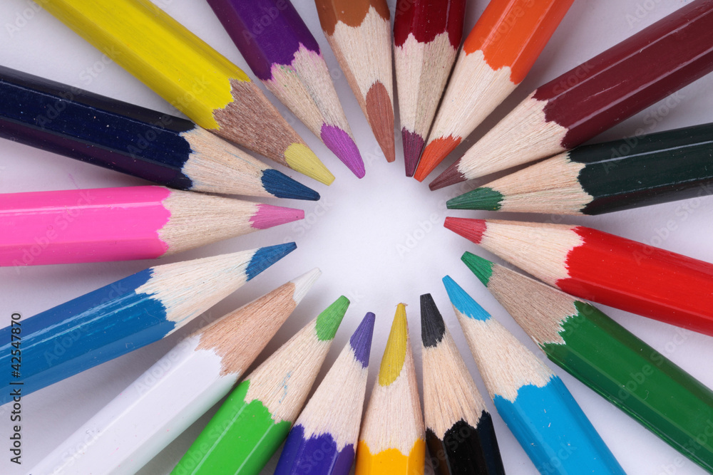 Naklejka premium Pencils