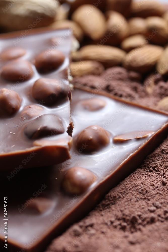 nut chocolate background nut chocolate background