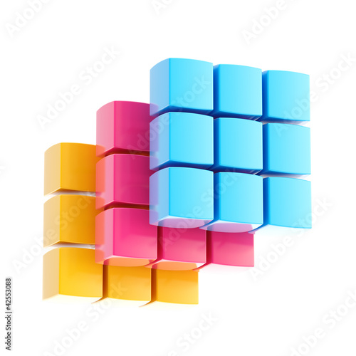 Abstract background made of...