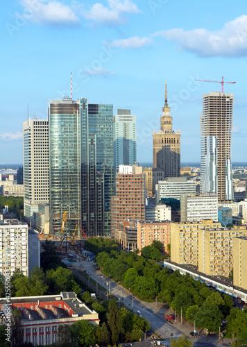 Warsaw aerial view #42555014