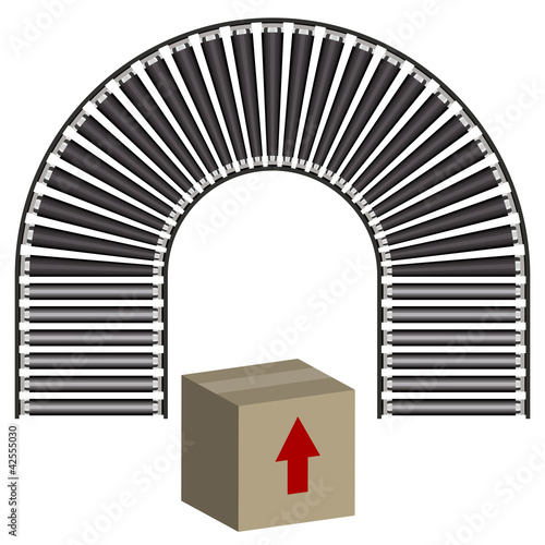 Conveyor Belt Icon Box