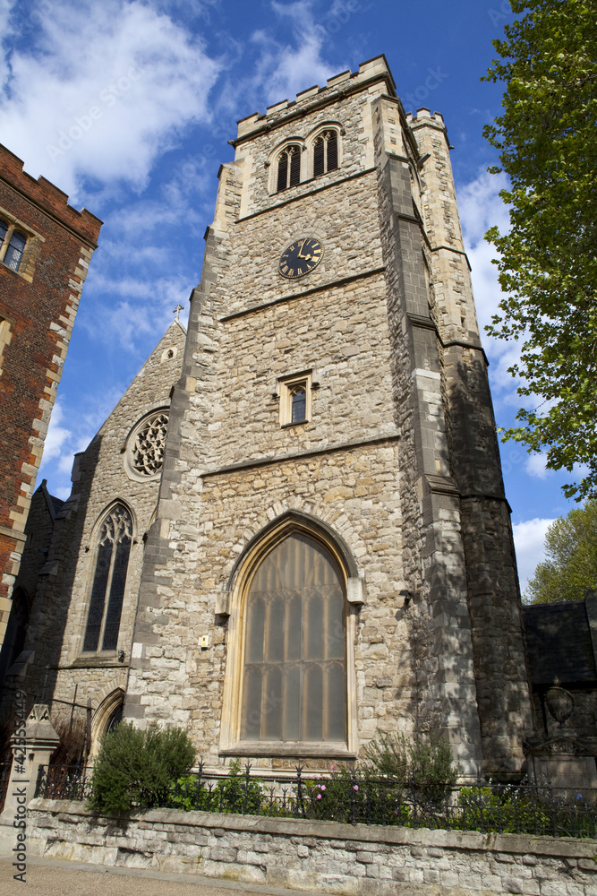 Fototapeta premium Church of St Mary at Lambeth in London