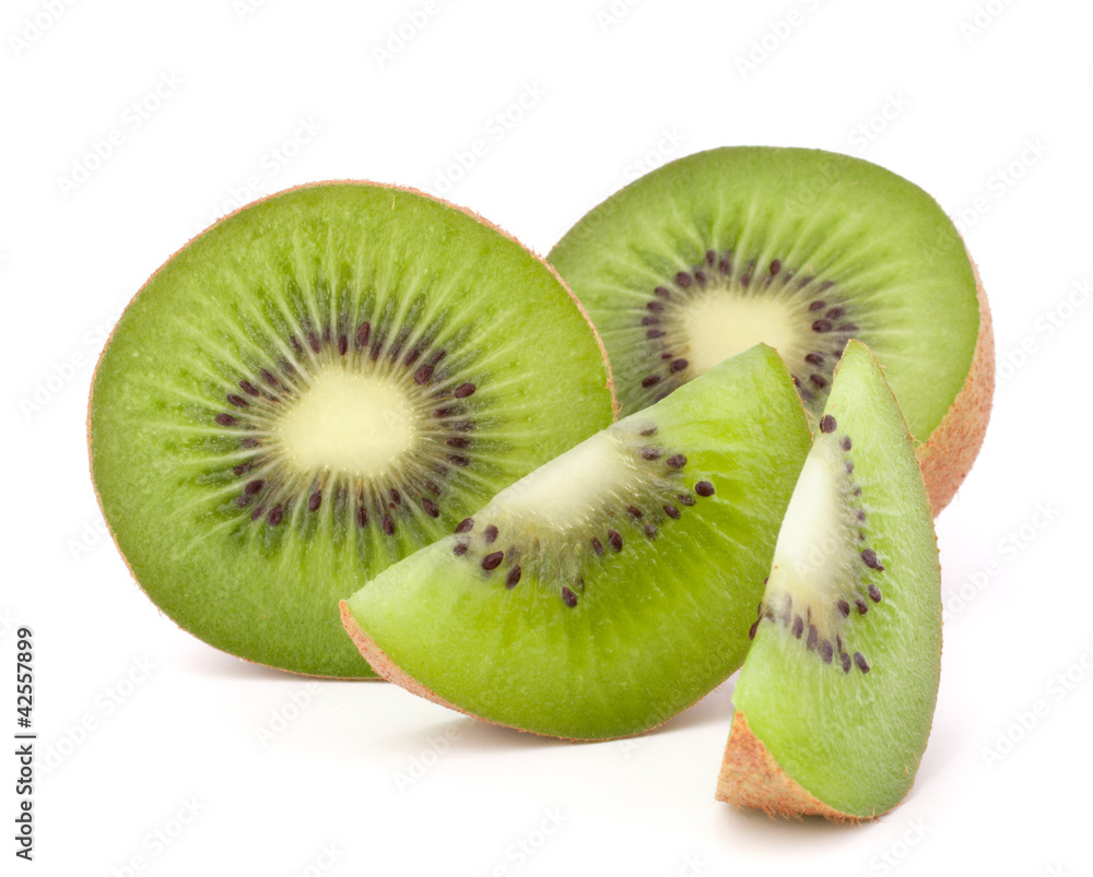 Fototapeta premium Kiwi fruit sliced segments