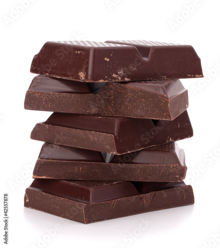 Chocolate bars stack