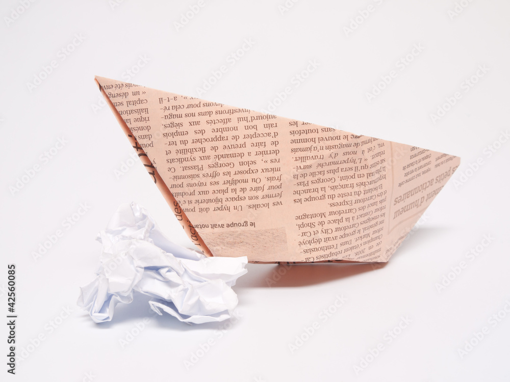 Papierschiffchen Papierschiffchen