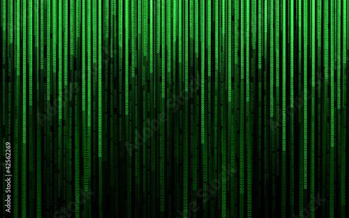 green digital abstract background