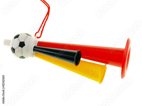 Canvas Print fußball tröte