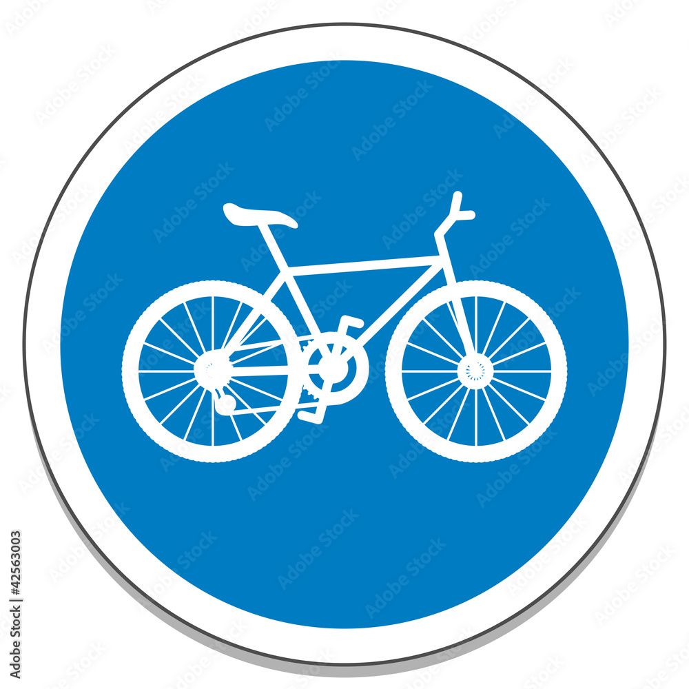 Bicycle sign Bicycle sign