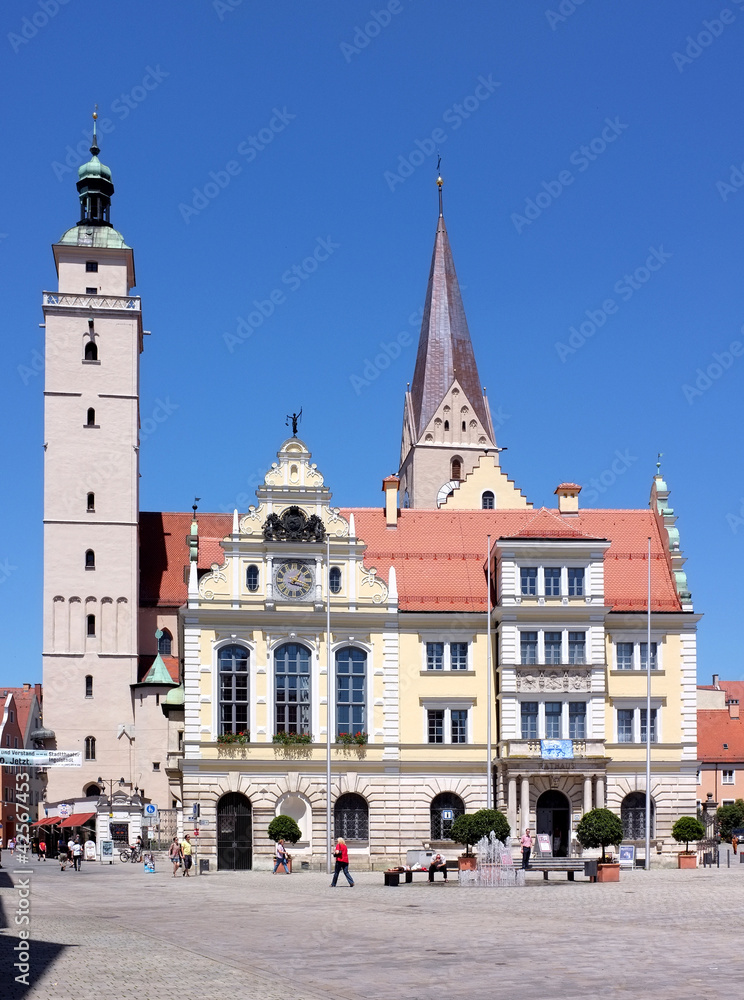 Fototapeta premium Rathaus in Ingolstadt