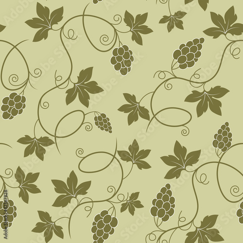 Grapes seamless pattern