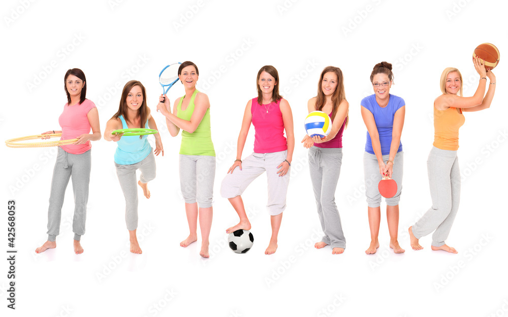Sporty girls
