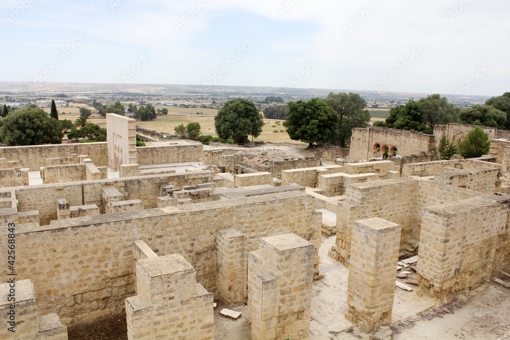 Vista general de Madinat al-Zahra en córdoba- España