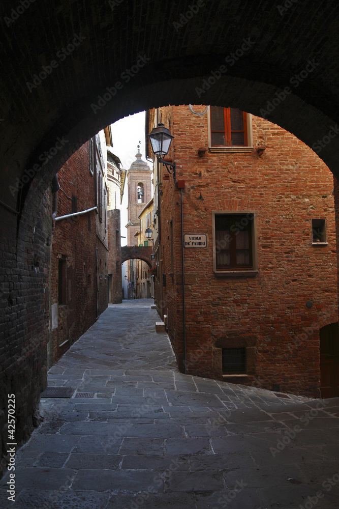 Siena, vicoli medievali