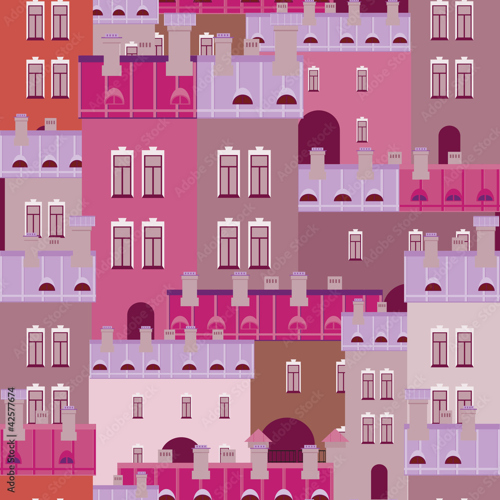 vector background of the city