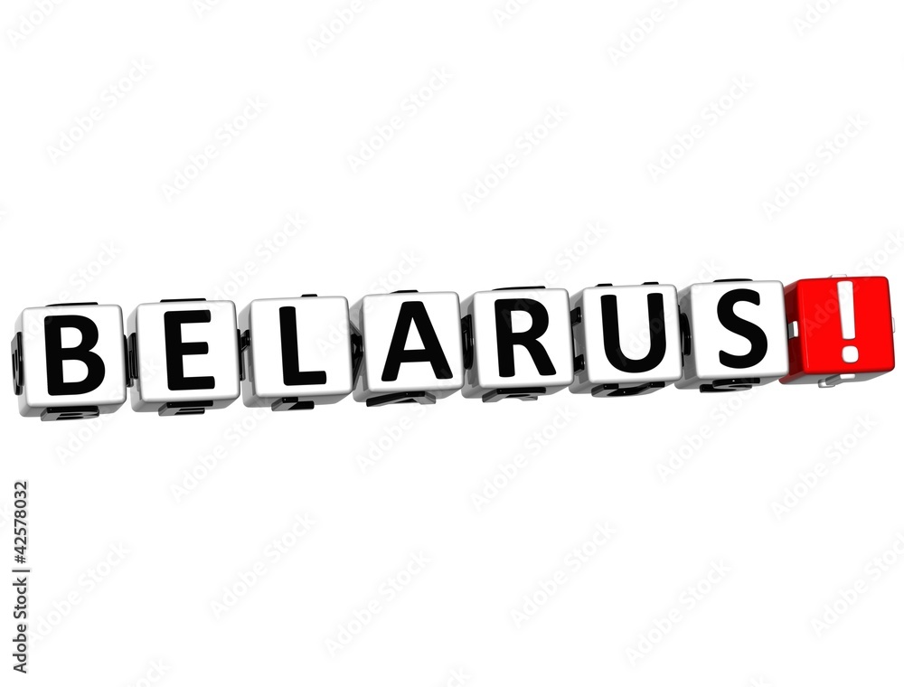 3D Belarus Button Click Here Block Text 3D Belarus Button Click Here Block Text