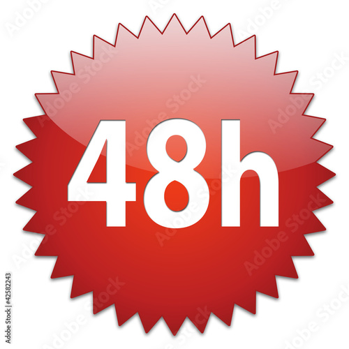 Tapety artystyczne sticker red 48h