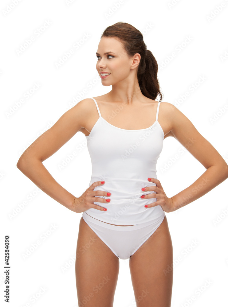beautiful woman in cotton undrewear beautiful woman in cotton undrewear