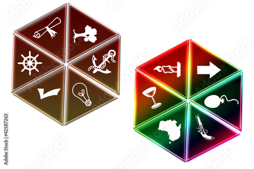 Fotografie Triangulos formas varias