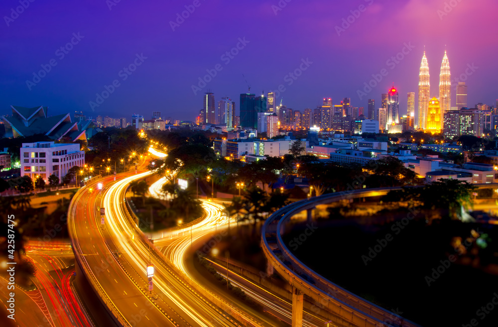 Scenery of Kuala Lumpur