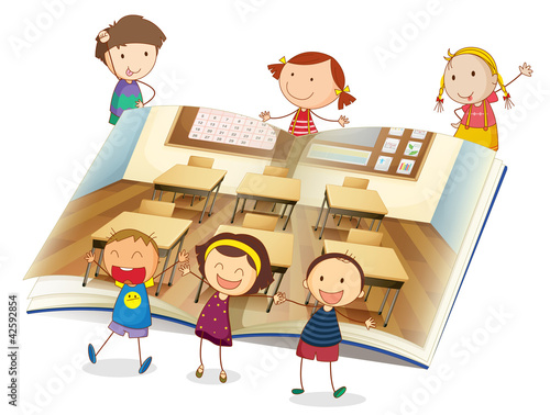 kids in classroom