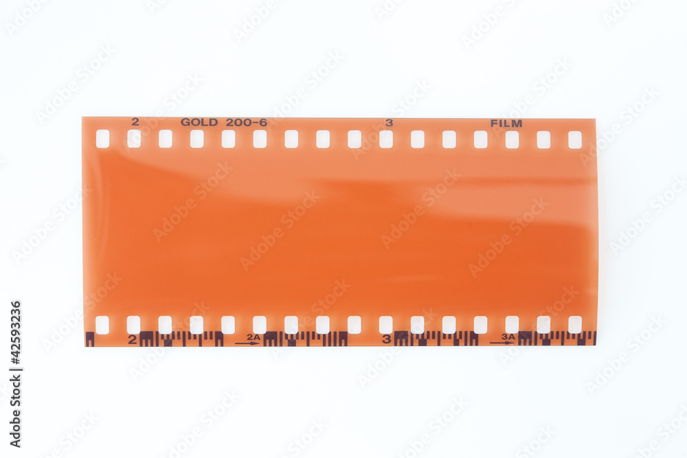 Fototapeta premium Photography film isolated on white background