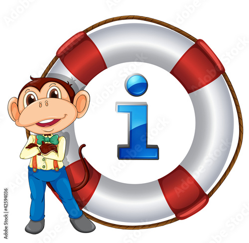 monkey showing float