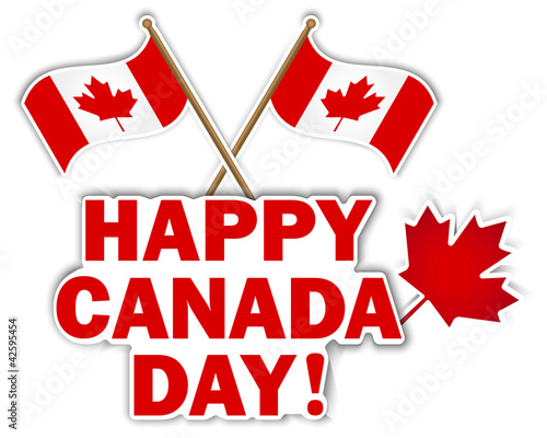 Canada Day stickers.