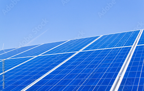 Alternative Solar Energie. Sonnenenergie Kraftwerk