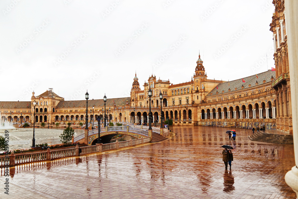 Spanien, Sevilla, Spanischer Pavillon